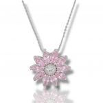 Platinum plated silver 925º necklace (code M2625)