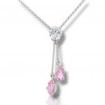 Platinum plated silver 925° necklace (code M2869)