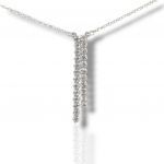 Platinum plated silver 925° necklace (code SHK783)