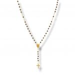 Rosario in argento dorato oro Giallo (code SHK 910125)
