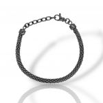 Black Platinum plated silver 925º brangle (code SVX1504219)