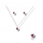 Silver jewelry set M2830