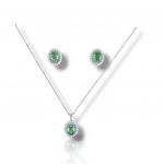 Silver jewelry set M2827