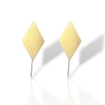 Σκουλαρίκια κρεμαστά απο επιχρυσωμένο ασήμι 925° (code SHK0018443)