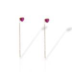 Σκουλαρίκια απο επιχρυσωμένο ασήμι 925° (code FCΜ002823)