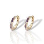 Σκουλαρίκια κρικάκι απο επιχρυσωμένο ασήμι 925° (code FC002829)