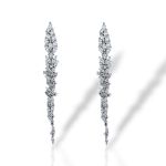 Σκουλαρίκια απο επιπλατινωμένο ασήμι 925° (code FCΜ002824)