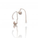 Rose gold plated silver 925º earrings (code FC004495)