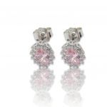 Platinum plated silver 925º earrings (code FC005497)