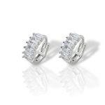 Σκουλαρίκια απο επιπλατινωμένο ασήμι 925° (code FC005705)