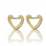 Gold plated silver 925º hoop earrings(code FC006230)