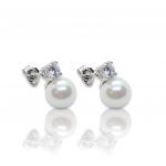 Platinum plated silver 925º earrings (code FC008262)