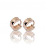 Rose gold plated silver 925º hoop earrings (code FC008434)
