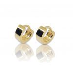 Gold plated silver 925º hoop earrings (code FC008432)