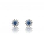 Platinum plated silver 925º  earrings (code FC008480)