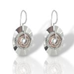 Σκουλαρίκια κρεμαστά απο επιπλατινωμένο ασήμι 925° (code SVX1700851)