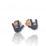 Σκουλαρίκια ROCK απο επιχρυσωμένο ασήμι 925° (code FC006441)