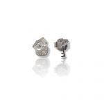 Platinum plated silver 925º earrings with key & heart  (code FC005503)