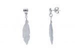  Platinum plated silver 925 earrings (code S218632)