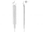  Platinum plated silver 925 earrings (code S257483)