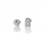  Platinum plated silver 925º PACMAN earrings (code EA005428)