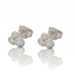 Platinum plated silver 925º earrings (code FC006637)