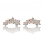 Orecchini in argento 925° oro rosa con zirconi cubici (FC007499)