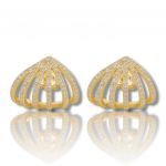 Gold plated silver 925º hoop earrings(code FC009207)