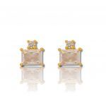 Yellow - gold plated silver 925º earrings (code FC009957)