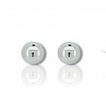 Platinum plated silver 925º earrings (code FC011421)