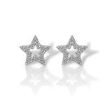 Orecchini Stelle in argento 925° rodiato (FC002989)