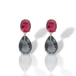 Orecchini in argento 925° dorato oro Rosa (code FCM002916)