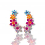 Yellow gold plated silver 925º earrings (code FC007503)