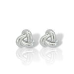 Orecchini NODO in argento 925° rodiato (GEM21385)