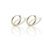 Σκουλαρίκια κρικάκι απο επιχρυσωμένο ασήμι 925° (code M008260)