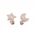 Rose gold plated silver 925º earrings (code FC000839)