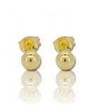 Gold plated silver 925º earrings (code SHK1168G)