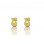 Gold plated silver 925º earrings (code SHK1169G)