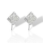 Σκουλαρίκια απο επιπλατινωμένο ασήμι 925° (code SHK0018442)