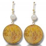 Gold plated 925º earrings (code SHK348115/3)