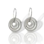 Σκουλαρίκια κρικάκι απο επιπλατινωμένο ασήμι 925° (code SVX1403377)