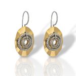 Σκουλαρίκια κρεμαστά απο επιχρυσωμένο ασήμι 925° (code SVX1700852)