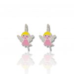 Orecchini pendente, Angelo, in argento 925° rodiato (code TX2863)