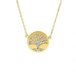 Girocollo in oro giallo k9 Albero della vita (code S248839)