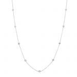 K14 white gold necklace with diamanti (code S255951)