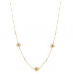 Yellow gold necklace k14 (code S272364)