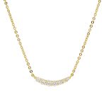 Κολιέ απο χρυσό κ9 με ζιργκόν  (code S280425)