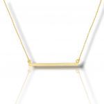Yellow gold necklace k14 (code N2243)