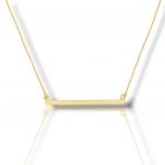 Yellow gold necklace k14 (code N2243)