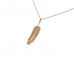 Rose gold necklace k14  (code P2194)